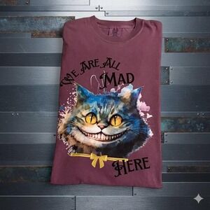 Alice in Wonderland Comfort Colors Cheshire Cat cotton